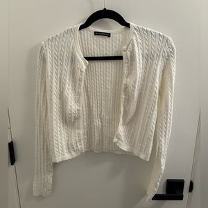 Brandy Melville White Cardigan